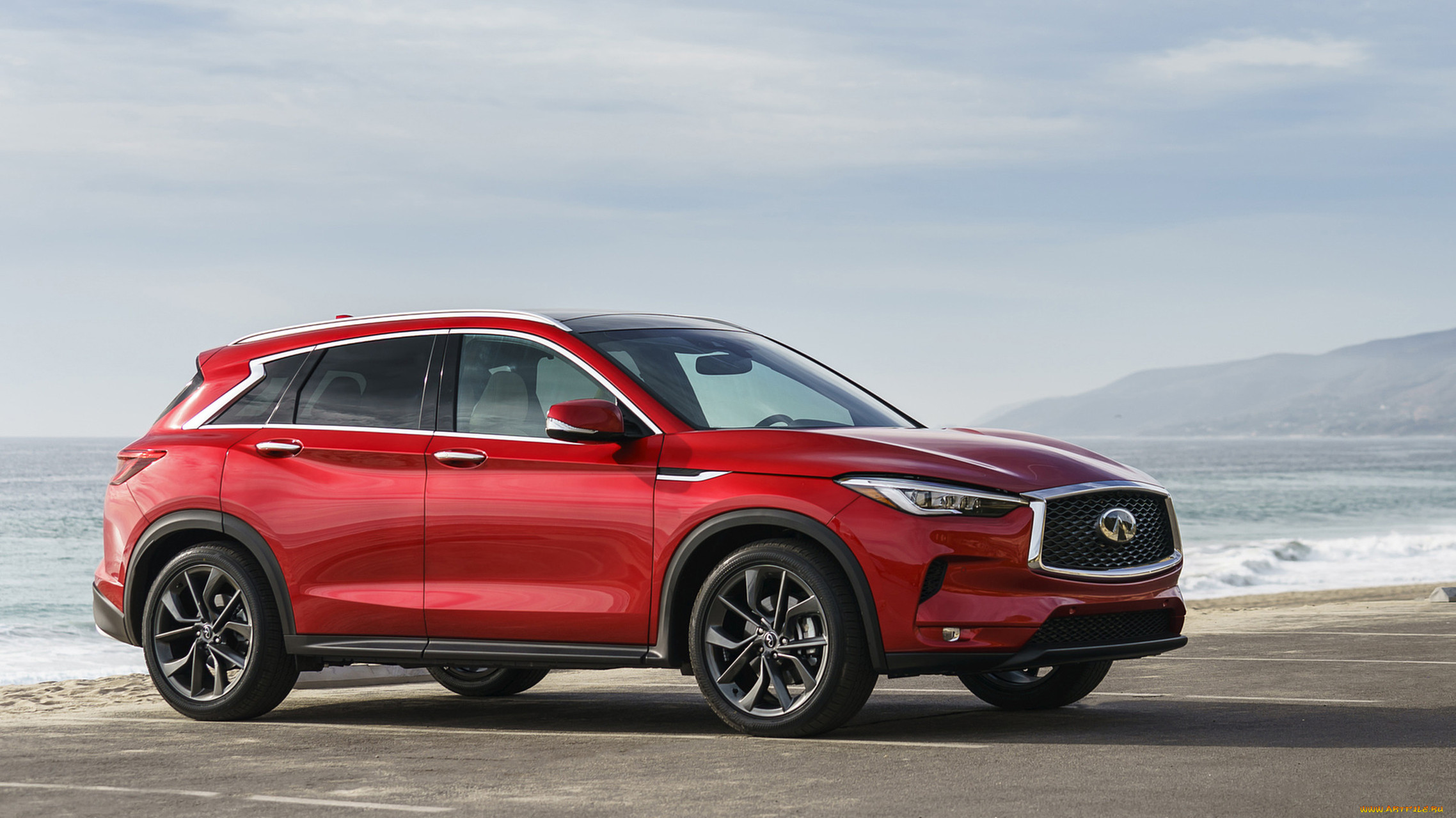 infiniti qx50 2019, , infiniti, qx50, 2019, red